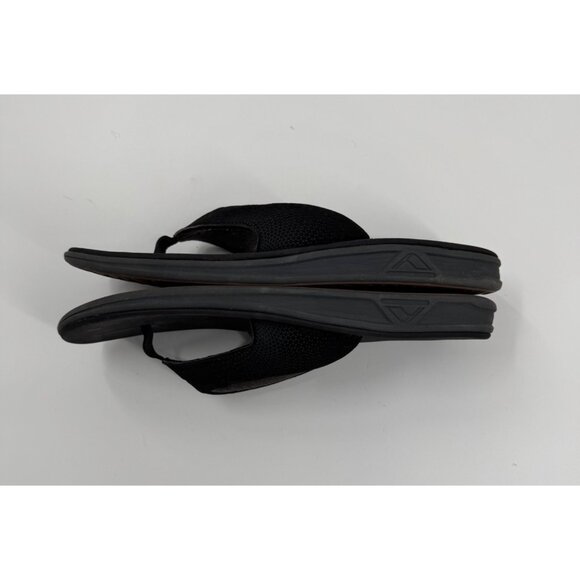 Reef Rover Mens Black Flip Flops Size 17 Comfortable Casual Beach Sandals - Picture 4 of 7